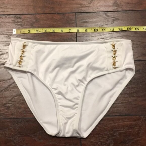 NWT Kenneth Cole Chain Full Side Swim Bottom - Picture 4 of 7
